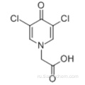 1 (4H) -пиридинуксусная кислота, 3,5-дихлор-4-оксо-CAS 56187-37-2